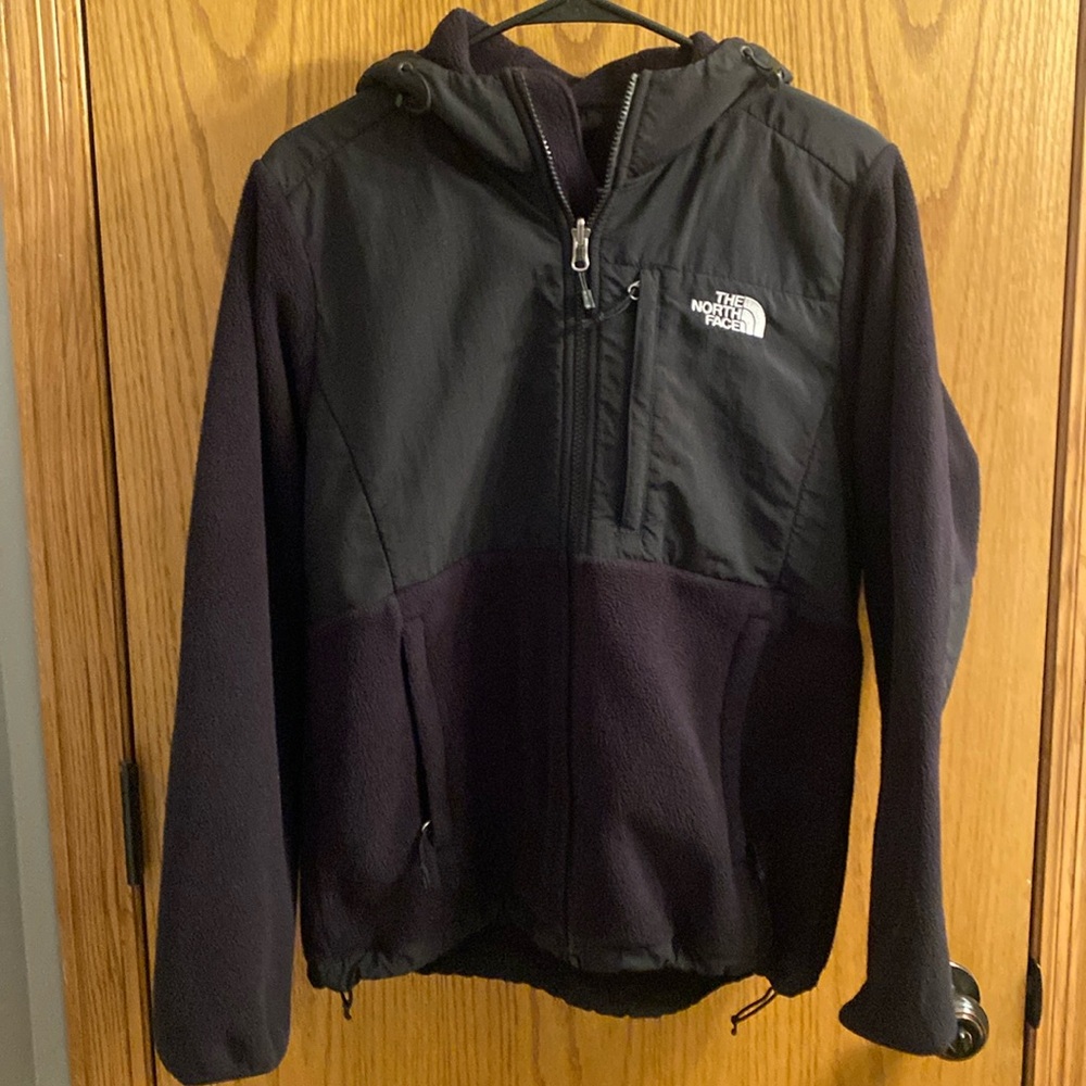 The North Face Hooded Denali Fleece full zip jacket